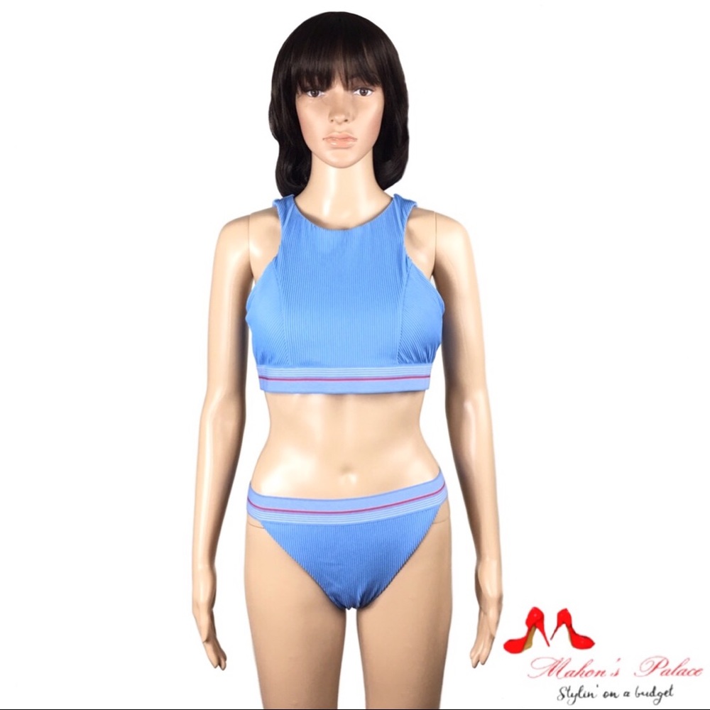 Dolce Vita Blue Medium Bikini Top & Hipster Bottom